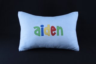 Light blue pillow aiden