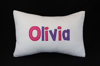 White pillow Olivia