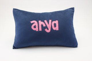 Navy pillow arya