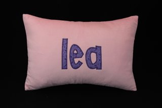 Pink pillow lea