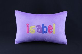 Purple pillow isabel